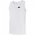 [해외]나이키 Sportswear Club 민소매 티셔츠 137096147 White / Black