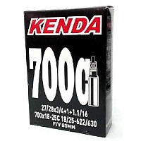[해외]KENDA Schrader 40 mm 내부 튜브 1137006262 Black