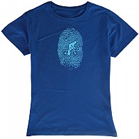 [해외]KRUSKIS Biker Fingerprint 반팔 티셔츠 1137039735 Royal Blue