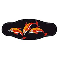 [해외]BEST DIVERS 줄자 Neoprene Mask Strap Double Velcro 10622942 3 Dolphins
