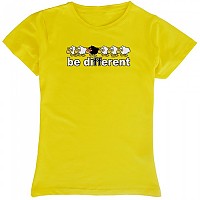 [해외]KRUSKIS Be Different 반팔 티셔츠 10136025735 Lemon Yellow