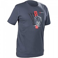 [해외]아크라포빅 머플러 반소매 티셔츠 Red Strip 9137139824 Blue / Grey