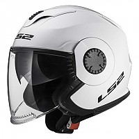 [해외]LS2 오픈 페이스 헬멧 Verso Solid 9136713252 White