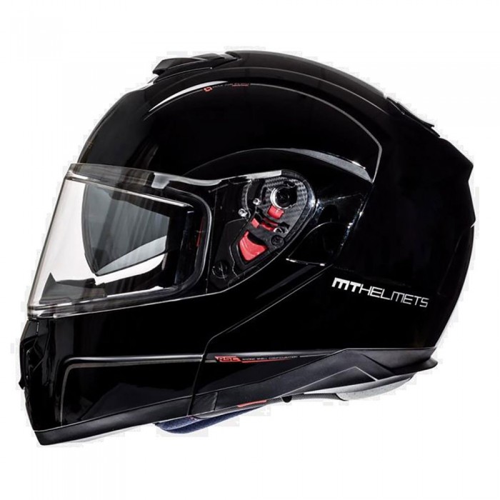 [해외]MT 헬멧 Atom SV Solid 모듈형 헬멧 9136280151 Black Gloss