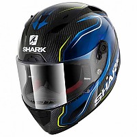 [해외]샤크 Race-R 프로 Carbon Guintoli 풀페이스 헬멧 9136821820 Carbon / Blue / Yellow