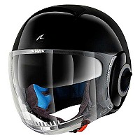 [해외]샤크 Nano Blank 오픈 페이스 헬멧 968671 Black