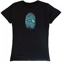 [해외]KRUSKIS Crossfit Fingerprint 반팔 티셔츠 7137039788 Black