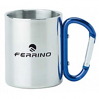 [해외]FERRINO 카라비너가 있는 컵 Inox 4137153159 Silver