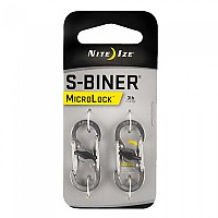 [해외]NITE IZE MicroLock 스틸 키링 S Biner 4135919290 Metal