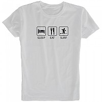 [해외]KRUSKIS Sleep Eat and Surf 숏 슬리브 T-shirt 반팔 티셔츠 14135920281 White