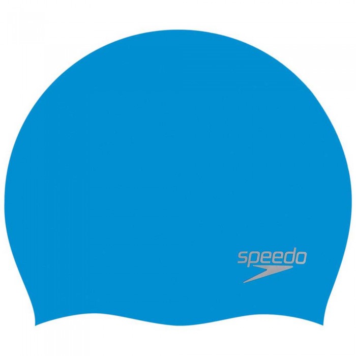 [해외]스피도 수영 모자 Plain Moulded 6137249733 Blue / Chrome