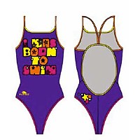 [해외]터보 수영복 Born To Swim 6676170 Purple