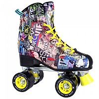 [해외]KRF 롤러 스케이트 Retro Fashion Art Roller 14136726388 Multicolor