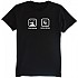 [해외]KRUSKIS 프로blem 솔루션 Climb 반팔 티셔츠 4135920247 Black