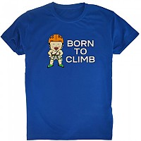 [해외]KRUSKIS Born To Climb 반팔 티셔츠 4137151671 Royal Blue