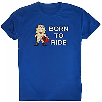 [해외]KRUSKIS Born To Ride 반팔 티셔츠 9137288232 Royal Blue
