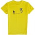 [해외]KRUSKIS Skate Shadow 숏 슬리브 T-shirt 반팔 티셔츠 14137332923 Yellow