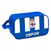 [해외]SAFTA 지퍼 Deportivo De La Coru?a 2 4.9L 씻다 가방 137343194 White / Blue