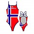 [해외]터보 수영복 Norway 6676222 Red / Royal