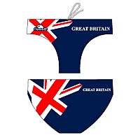 [해외]터보 수영 브리프 England-Great Britain 6675330 Navy