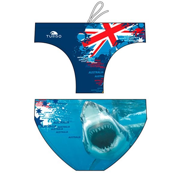 [해외]터보 수영 브리프 Shark Australia 2015 Waterpolo 61334264 Navy
