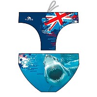 [해외]터보 수영 브리프 Shark Australia 2015 Waterpolo 61334264 Navy