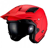 [해외]MT 헬멧 District SV Solid 오픈 페이스 헬멧 9137452339 Matt Red