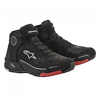 [해외]알파인스타 CR-X Drystar Riding 오토바이 신발 9137451115 Black Camo / Red