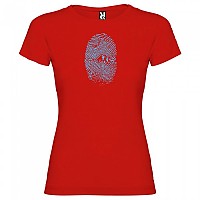 [해외]KRUSKIS Mountain Fingerprint 반팔 티셔츠 4137539921 Red