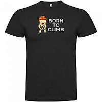 [해외]KRUSKIS Born To Climb 반팔 티셔츠 4137538485 Black