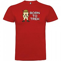 [해외]KRUSKIS Born To Trekk 반팔 티셔츠 4137538778 Red