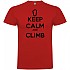 [해외]KRUSKIS Keep Calm And Climb 반팔 티셔츠 4137539090 Red