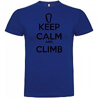 [해외]KRUSKIS Keep Calm And Climb 반팔 티셔츠 4137539091 Royal Blue