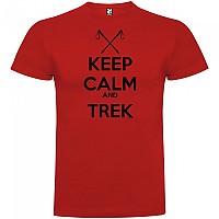 [해외]KRUSKIS Keep Calm And Trek 반팔 티셔츠 4137539160 Red