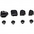[해외]ROTOR 나사 Chainring Bolts Covers Shimano Ultegra 8000 Set 1137520465 Black