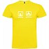 [해외]KRUSKIS 프로blem 솔루션 Ride 반팔 티셔츠 9137538165 Yellow