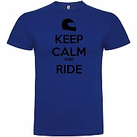 [해외]KRUSKIS Keep Calm And Ride 반팔 티셔츠 9137539112 Royal Blue