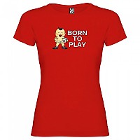 [해외]KRUSKIS Born To Play Football 반팔 티셔츠 3137538740 Red