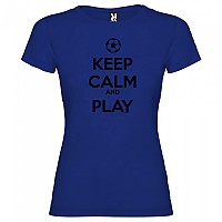[해외]KRUSKIS Keep Calm And Play Football 반팔 티셔츠 3137539107 Royal Blue