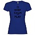 [해외]KRUSKIS Keep Calm And Play Football 반팔 티셔츠 3137539107 Royal Blue