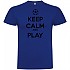 [해외]KRUSKIS Keep Calm And Play Football 반팔 티셔츠 3137539105 Royal Blue