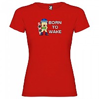 [해외]KRUSKIS Born To Wake 반팔 티셔츠 14137538710 Red