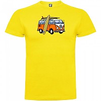 [해외]KRUSKIS Hippie Van Surf 숏 슬리브 T-shirt 반팔 티셔츠 14137538504 Yellow