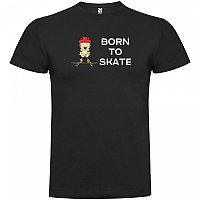 [해외]KRUSKIS Born To Skate 숏 슬리브 T-shirt 반팔 티셔츠 14137538645 Black