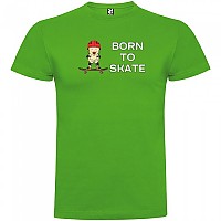 [해외]KRUSKIS Born To Skate 숏 슬리브 T-shirt 반팔 티셔츠 14137538649 Green