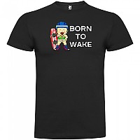 [해외]KRUSKIS Born To Wake 숏 슬리브 T-shirt 반팔 티셔츠 14137538705 Black