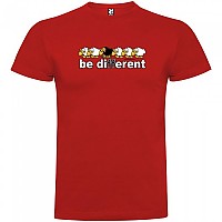 [해외]KRUSKIS Be Different Skate 숏 슬리브 T-shirt 반팔 티셔츠 14137538968 Red