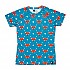 [해외]HOOPOE Fox 반팔 티셔츠 6137536457 Blue / Orange / White