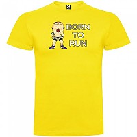 [해외]KRUSKIS Born To Run 반팔 티셔츠 6137538764 Yellow