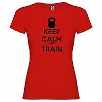 [해외]KRUSKIS Keep Calm And Train 반팔 티셔츠 7137539155 Red